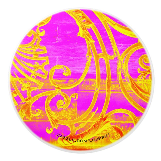 Pink Ceramic Pull (Front)