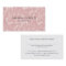 Pink Champagne Bokeh Appointment Card
