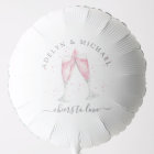 Pink Champagne "Cheers to Love" Personalised