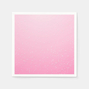 Pink Champagne with Tiny Bubbles Background Art Napkin
