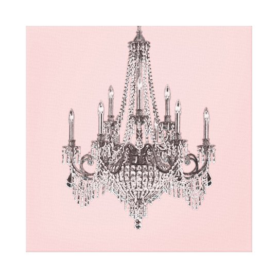 Pink Chandelier Canvas Wall Art Zazzle Co Uk Pink Chandelier Canvas Wall Art, Chandelier Wall Art Uk