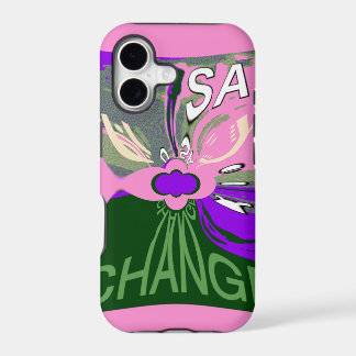 Pink Change Hillary USA We Are Stronger Together.