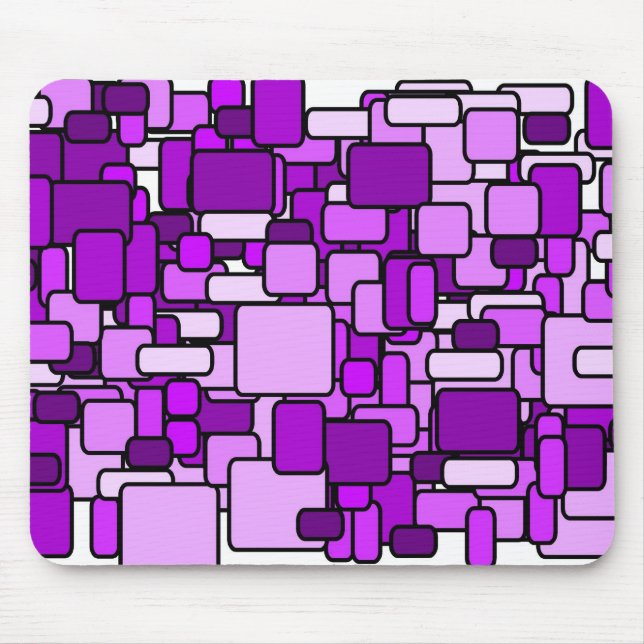 Pink Chaos Mouse Mat (Front)