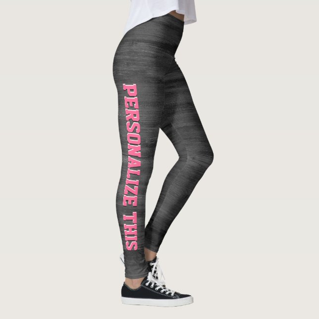 Pink Charcoal Leggings (Right)