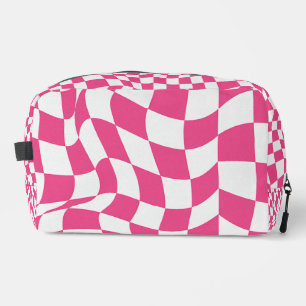 PInk checks  Dopp Kit
