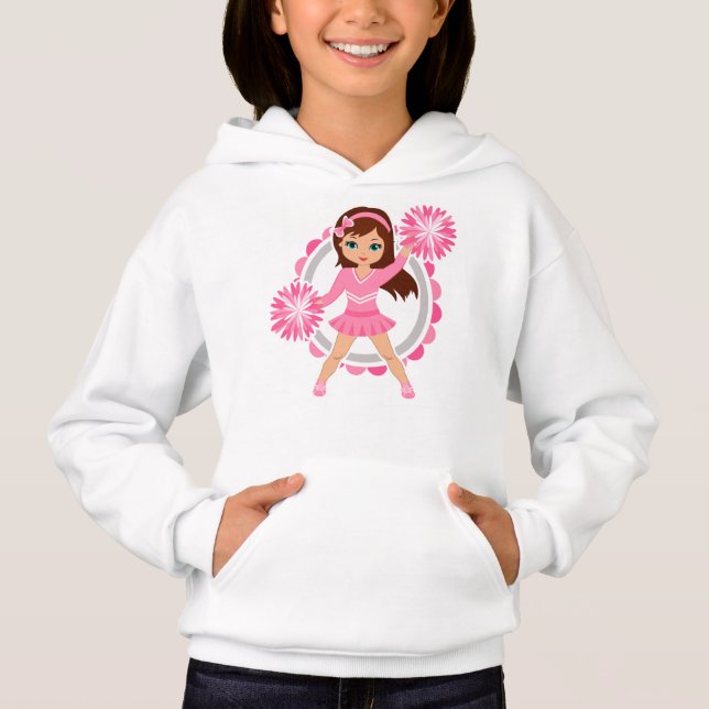 Pink Cheerleader Brunette - Cute Cheer (Front)