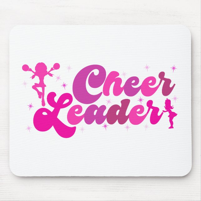 Pink Cheerleader football USA Sport Mouse Mat (Front)
