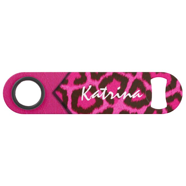 Pink Cheetah Monogram (Front (Horizontal))