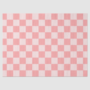 Pink Chequerboard Tissue Paper