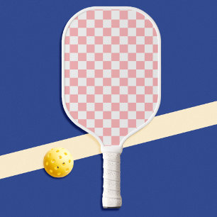 Pink Chequered Pickleball Paddle
