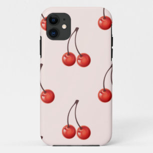 pink cherries iPhone 11 case