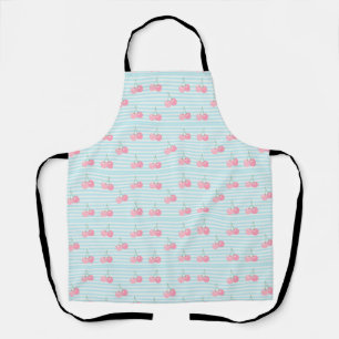 Pink Cherries Summer Apron