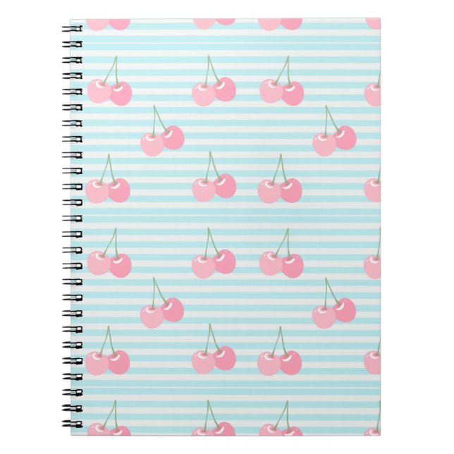 Pink Cherries Summer Notebook (Front)