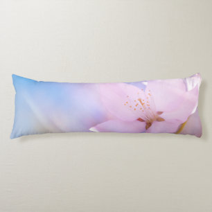Pink cherry blossom body cushion