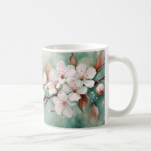 Pink Cherry Blossom Coffee Mug