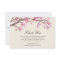Pink Cherry Blossom Elegant Funeral Sympathy