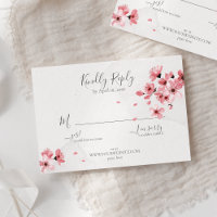 Pink Cherry Blossom Floral Wedding
