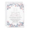 Pink Cherry Blossom Flower Wedding Invitation