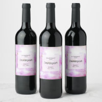 Pink Cherry Blossom Flowers Design Wine Making