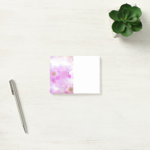 Pink Cherry Blossom Flowers Photo Post-it Notes