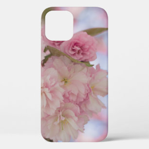 PINK CHERRY BLOSSOM IN CLOSE UP PHOTOGRAPHY iPhone 12 CASE