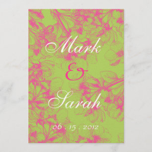 Pink Cherry Blossom Invitation