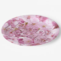 Pink Cherry Blossom Japanese Festival Happy Hanami
