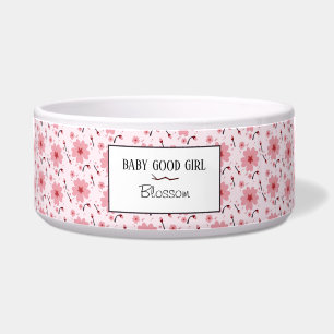 Pink Cherry Blossom Pattern Baby Good Girl