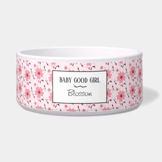 Pink Cherry Blossom Pattern Baby Good Girl