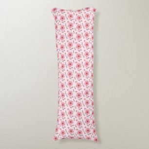 Pink Cherry Blossom Pattern Body Cushion