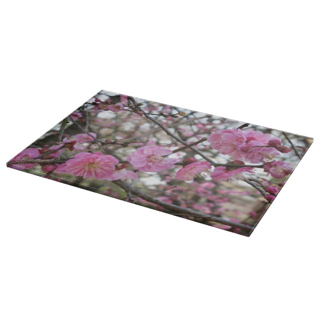 Pink Cherry Blossom / Sakura / サクラ（桜) Cutting Board (Corner)