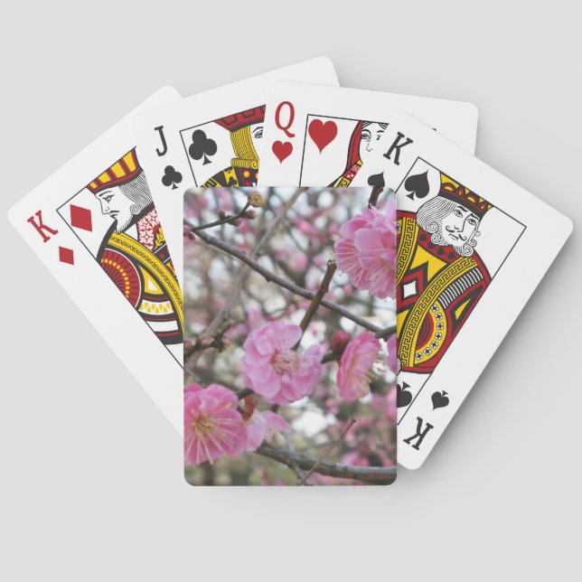 Pink Cherry Blossom / Sakura / サクラ（桜) Playing Cards (Back)