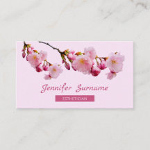 Pink Cherry Blossom Sakura Aesthetician Skincare