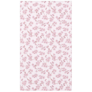 Pink Cherry Blossom Seamless Floral Pattern Tablecloth