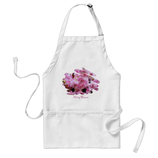 PINK CHERRY BLOSSOM STANDARD APRON (Front)