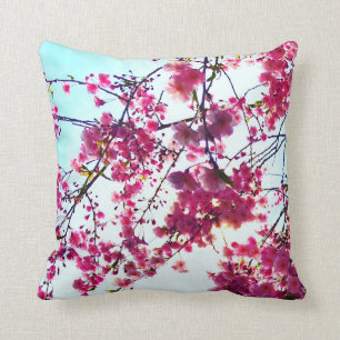 Pink Cherry blossoms Cushion