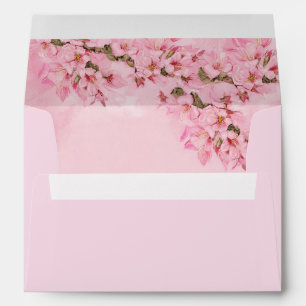 Pink Cherry Blossoms Envelope