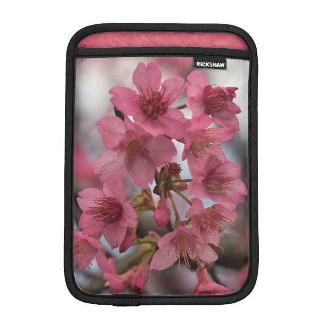 Pink Cherry Blossoms iPad Mini Sleeve (Front)