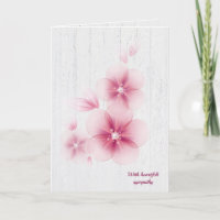 pink cherry blossoms sympathy