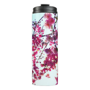 Pink Cherry blossoms Thermal Tumbler