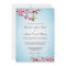 Pink Cherry Blossoms Vintage Blue Wedding