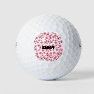 pink Cherry blosson Golf Balls