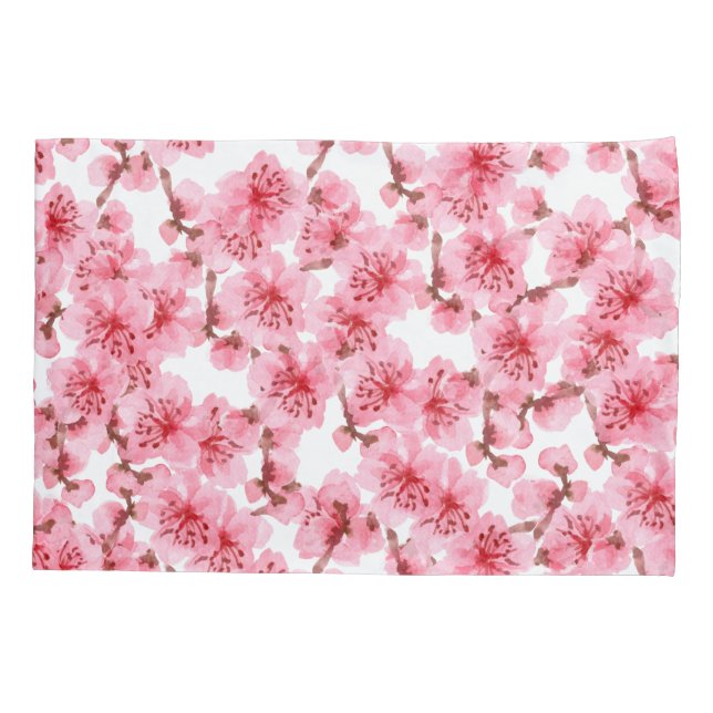 pink Cherry blosson Pillowcase (Back)