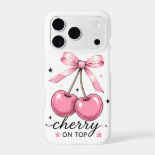 Pink Cherry Bow Cute Phone Case
