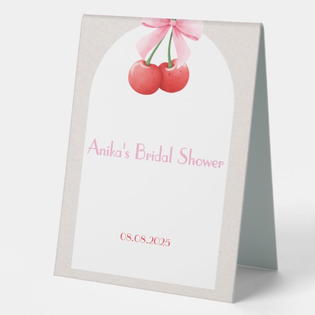 pink cherry bridal shower collection (Front)