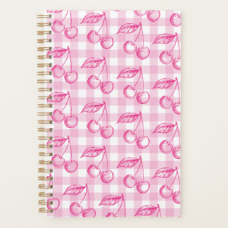 Pink Cherry Coquette Aesthetic Planner