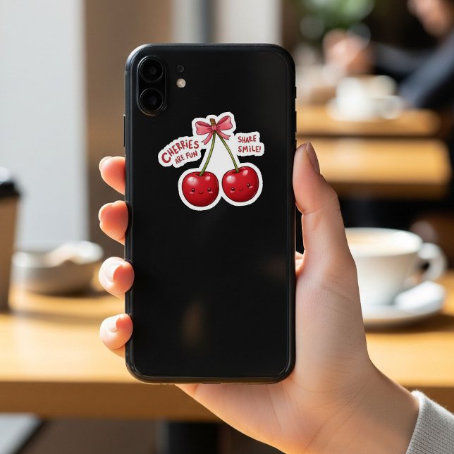  Pink Cherry Coquette Sticker | Girly Kindle  (Creator Uploaded)