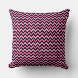 Pink Chevron Breast Cancer Awareness Pattern Cushion