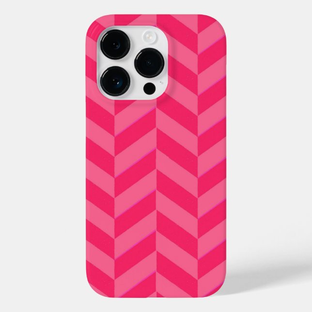 Pink Chevron Chic and Protective Cover (Back)