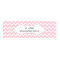 Pink Chevron Favour Tag / baby shower / wedding
